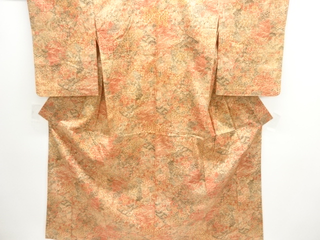 JAPANESE KIMONO / HITOE KOMON / FLORAL PLANTS